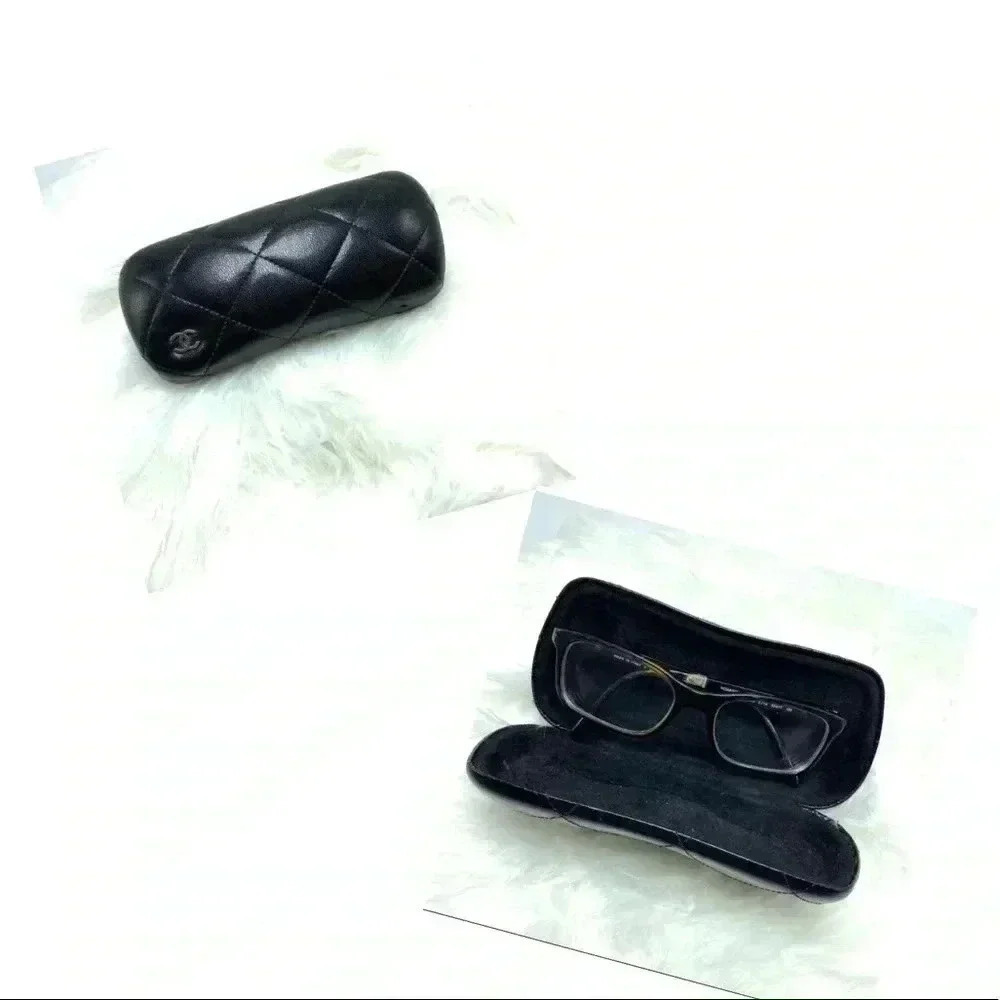 Chanel prescription glasses and quilted case